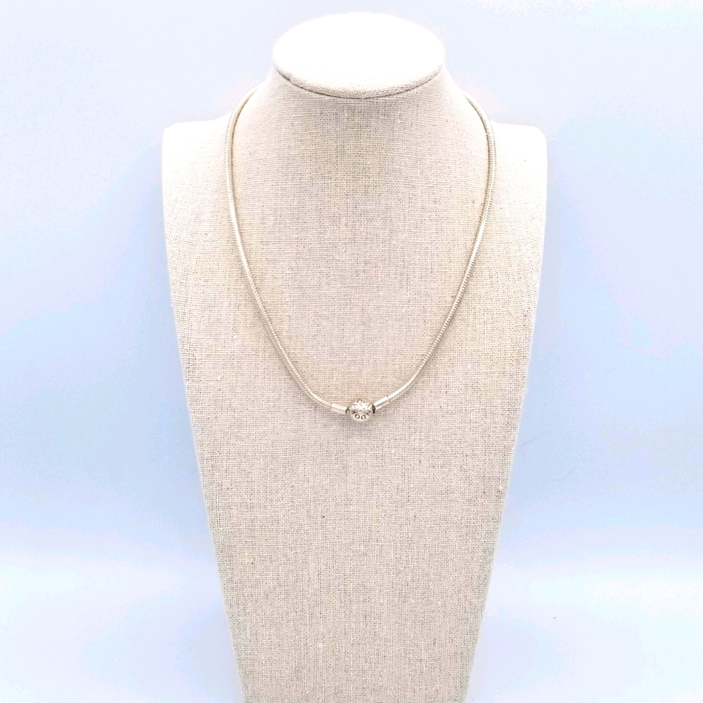 Pandora 925 Snake Chain with Ball Clasp Necklace